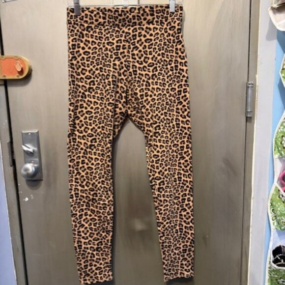 NWT – Leopard Print Cotton Leggings - Picture 1 of 16